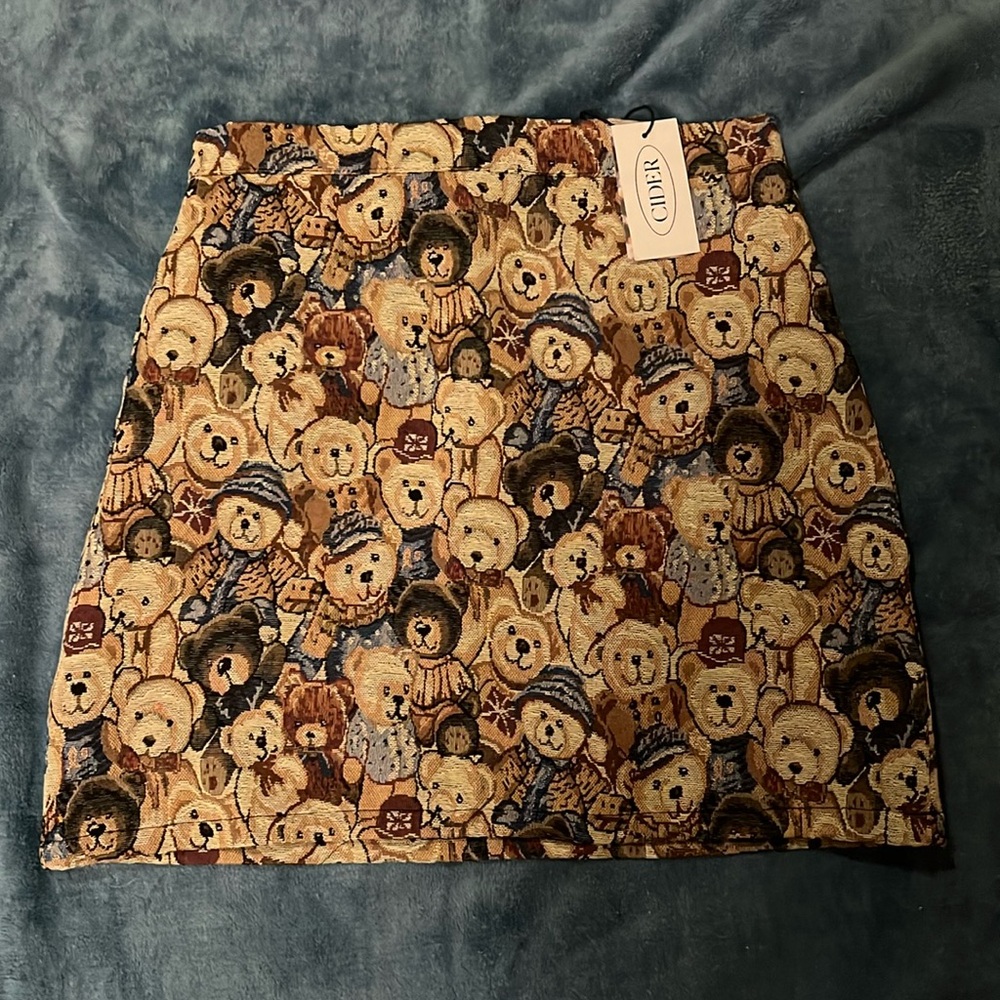 Cider Teddy bear skirt